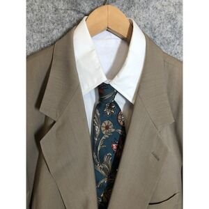 Mappelli de Milano Blazer Mens 50R Brown Suit Jacket Casual Business
